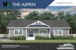 SQUARE FOOTAGE 1,327 THE ASPEN 3 Bedrooms 2 Bathrooms