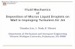 Fluid Mechanics of Deposition of Micron Liquid Droplets on ...
