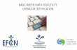 BASIC WATER MATH FOR UTILITY OPERATOR CERTIFICATION