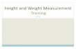 Weight and Height instructions prelim - University of Dallas