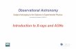 ObservationalAstronomy Xrays AGNs - unican.es