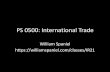 PS 0500: International Trade