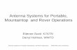 Antenna Systems for Portable, Mountaintop and Rover Operations