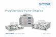 Programmable Power Supplies Brochure - TDK