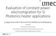 Evaluation of constant power electromigration for Si ...