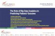 The Role of Big Data Analytics in Predicting Patients' Outcome
