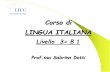 Corso di LINGUA ITALIANA - My LIUC