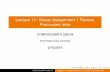 Lecture 11: Group Assignment 1 Review, Procrustes Intro