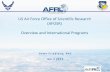 US Air Force Office of Scientific Research (AFOSR ...