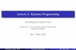 Lecture 3: Dynamic Programming - GitHub Pages