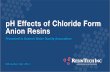pH Effects of Anion ResinpH Effects of Chloride Form Anion ...