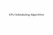 CPU Scheduling Algorithm - Pritee