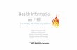 Health Informatics on FHIR
