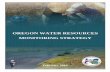 Oregon Water Resources Monitoring Strategy