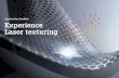 Application booklet Experience Laser texturing
