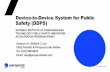 Device-to-Device System for Public Safety (DDPS)