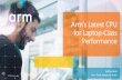 Arm’s Latest CPU for Laptop-Class Performance