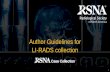 Author Guidelines for LI-RADS collection