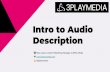 Intro to Audio Description -AHG 2021