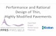 Performance and Rational Design of Thin, Highly Modified ...