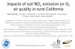 Impacts of soil NOx emission on O air quality in rural ...