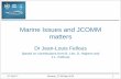 Marine Issues and JCOMM matters - WMO