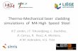 Thermo-Mechanical laser cladding simulations of M4 High ...