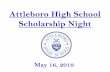 Attleboro High School Scholarship Night