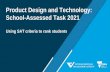VCE Product Design and Technology School-assessed Task
