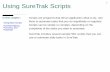 Using SureTrak Scripts
