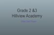 Grade 2 &3 Hillview Academy