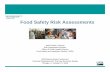 Science, FSIS Food Safety Risk Assessments