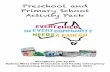 Preschool and Primary School Activity Pack