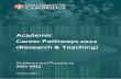 Academic Career Pathways 2022 (Research & Teaching)