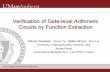 Verification of Gate-level Arithmetic Circuits by Function ...