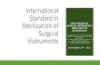 International standard in sterilization of surgical ...
