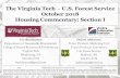 The Virginia Tech– USDA Forest Service Housing Commentary ...
