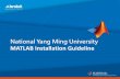 National Yang Ming University MATLAB Installation Guideline