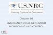 Chapter 10 EMERGENCY DIESEL GENERATOR MONITORING AND …