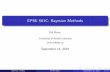 EPSE 581C: Bayesian Methods