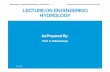Subramanya : Engineering Hydrology, Fourth Edition LECTURE ...