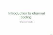 1cm Introduction to channel coding -0 - IIT Hyderabad