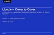Lloyd’s – Cover to Cover Presentation to Independent ...