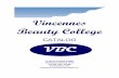 Catalog (Click Here) - Vincennes Beauty College