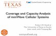 Coverage and Capacity Analysis of mmWave Cellular Systems