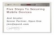 Five Steps To Securing Mobile Devices - cdn.ttgtmedia.com