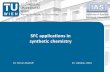 SFC applications in synthetic chemistry
