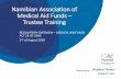 Namibian Association of Medical Aid Funds Trustee Training