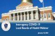 Inter-agency COVID-19 Local Boards of Health Webinar