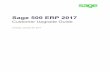 Sage 500 ERP Customer Upgrade Guide